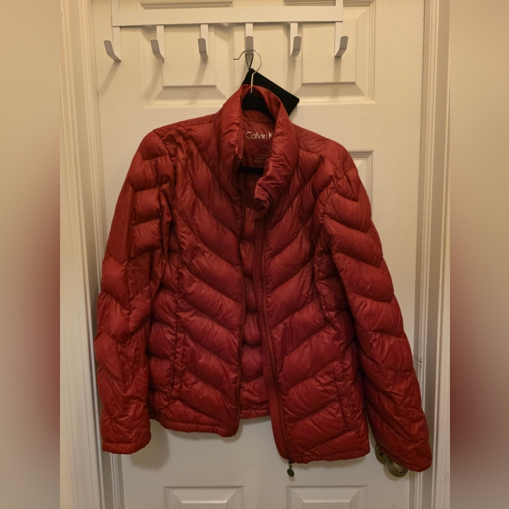 Calvin Klein Women's Cherry Puffer Jacket